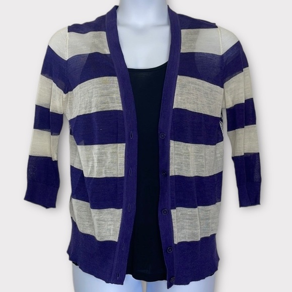 Anne Taylor Loft Cardigan with 3/4 Length Sleeves - Picture 1 of 8
